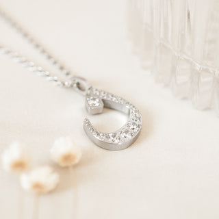 Diamond Letter Necklace